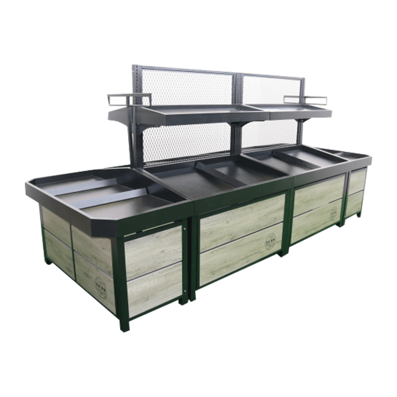 Højsynsskærm til frugt- og grøntsagsstativ