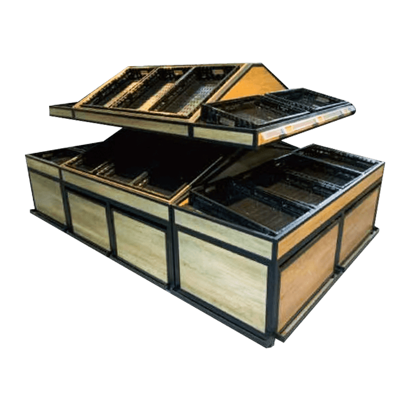 Kraftig holdbar frugt- og grøntsagsstativ